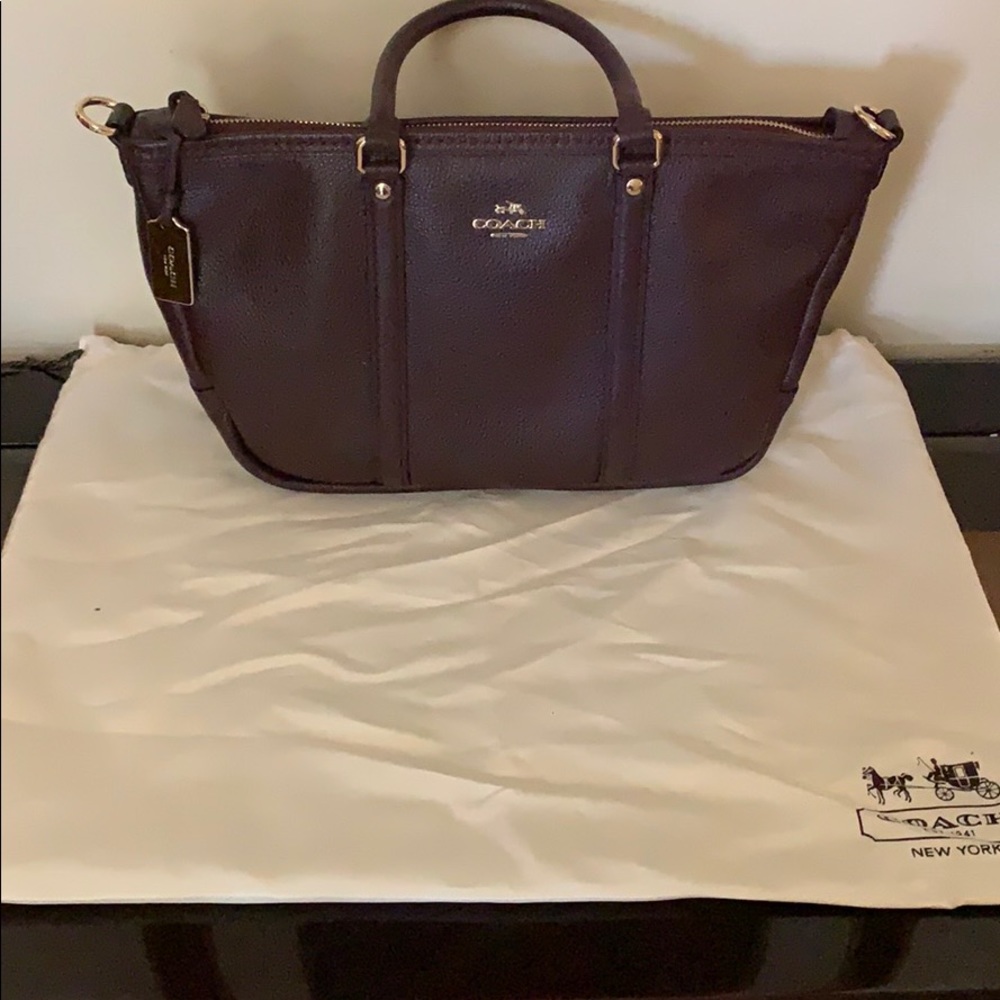 Coach leather bag